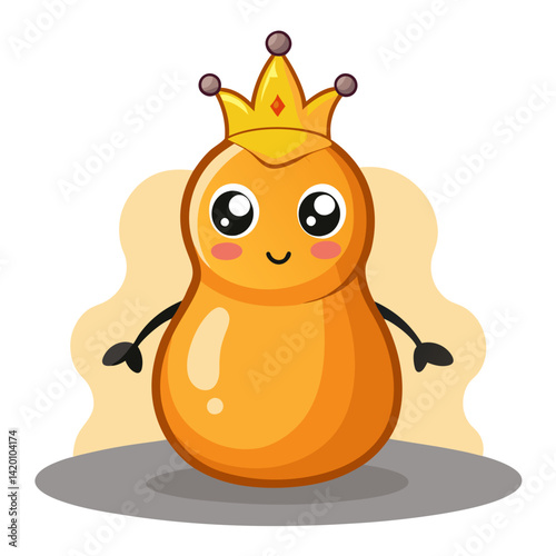  Butternut Squash Vegetable Character Graffiti Art