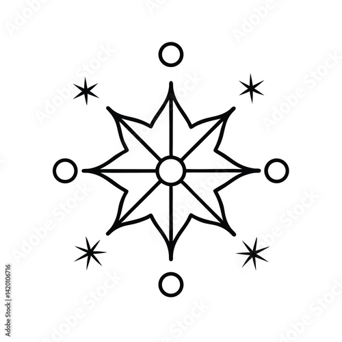 christmas star icon