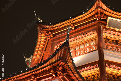 Photography a traditional Chinese structure, possibly a temple or gate.