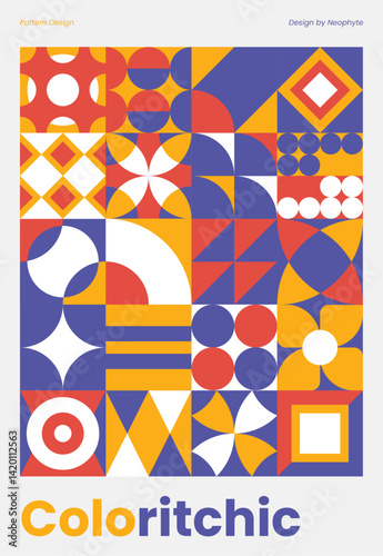 Εκτύπωση καμβά Design Pattern - Colorithic (By Neophyte)