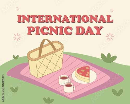 National Picnic Day is celebrated annually on April 23rd in the United States. It's a day to enjoy a meal outdoors with friends and family, whether in a park, backyard.
