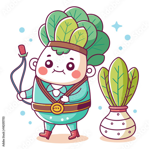  Bok Choy in Fresh Artistic Style