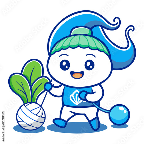  Bok Choy in Creative Knitting Art