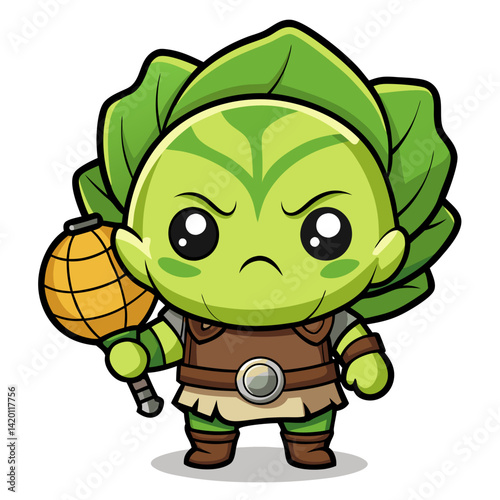  Cabbage Revitalization with Fencing Illustration