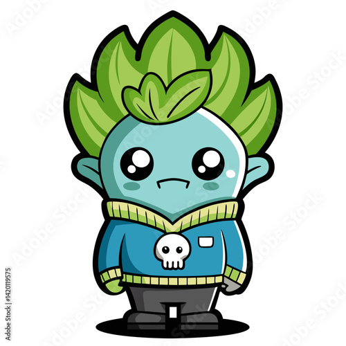  Unique Distressed Bok Choy Vegetable Art