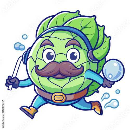  Playful Cabbage Design for Scuba Projects