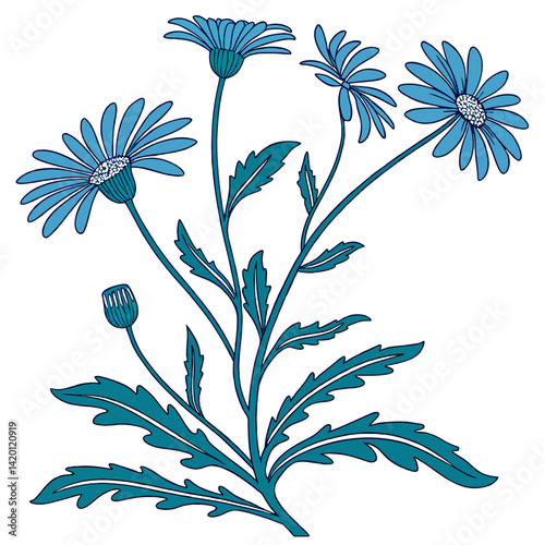  Stylish Felicia Amelloides Houseplant Art for Decor
