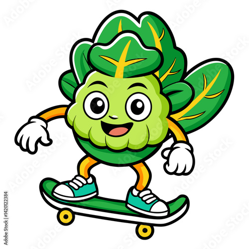  Playful Bok Choy Design for Skateboarding Projects