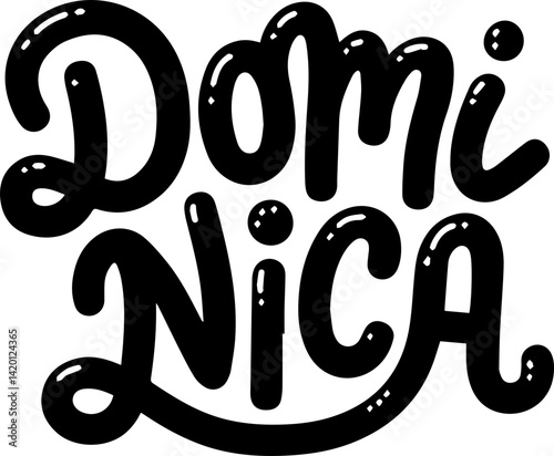 Dominicana Republic Handwritten Lettering