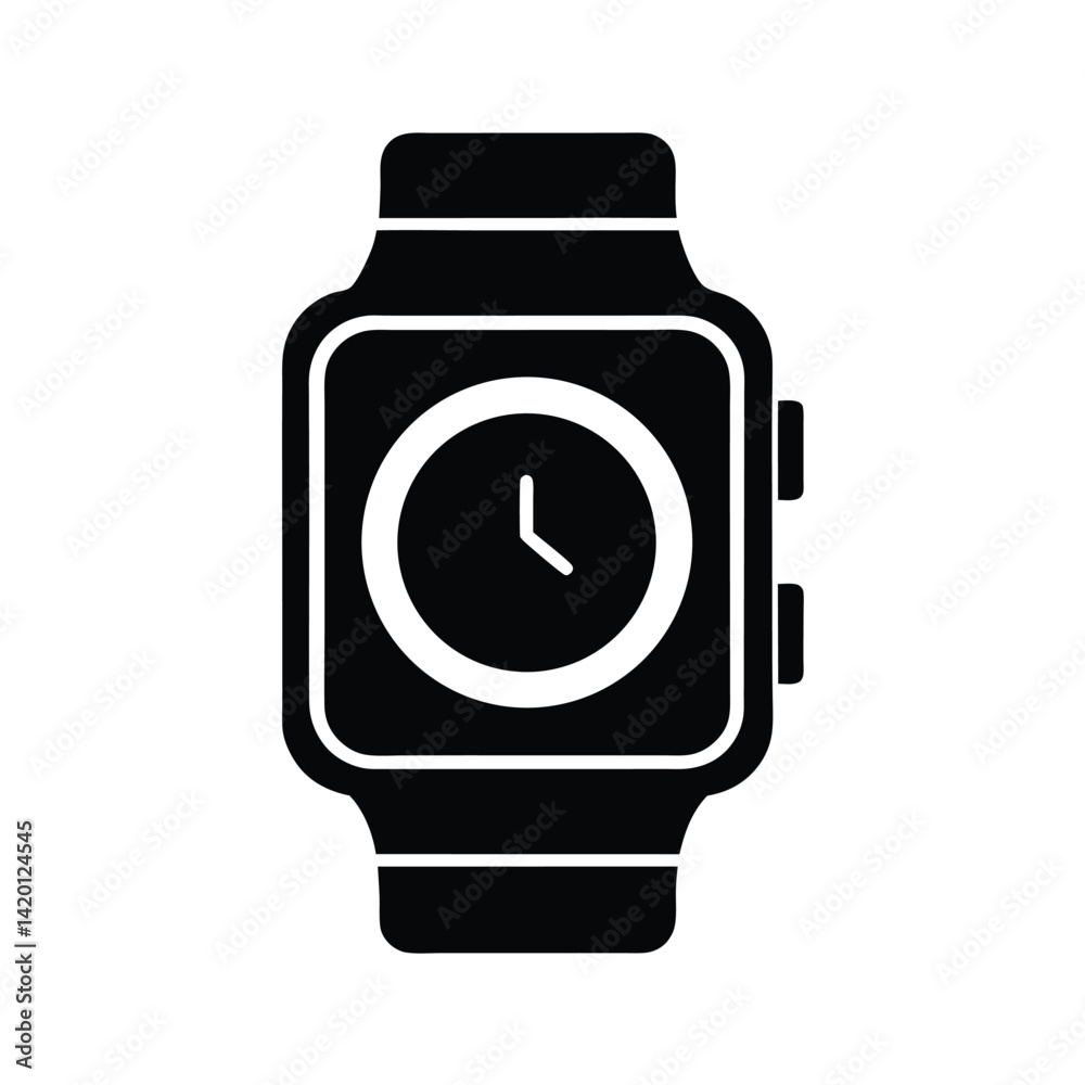 Smartwatch Icon Vector Minimal Design Smartwatch Icon Vector Minimal Design