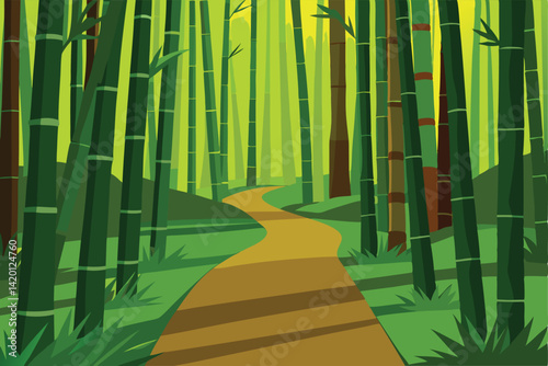 bamboo forest background
