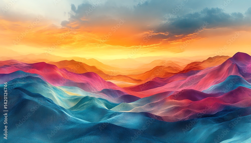 imagination and dreams coming to life, surreal colorful landscape, abstract creative patterns, blending thought and reality, generative AI design imagination and dreams coming to life, surreal colorful landscape, abstract creative patterns, blending thought and reality, generative AI design