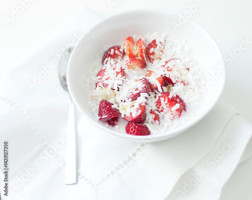 Strawberry Coconut Breakfast Bowl
