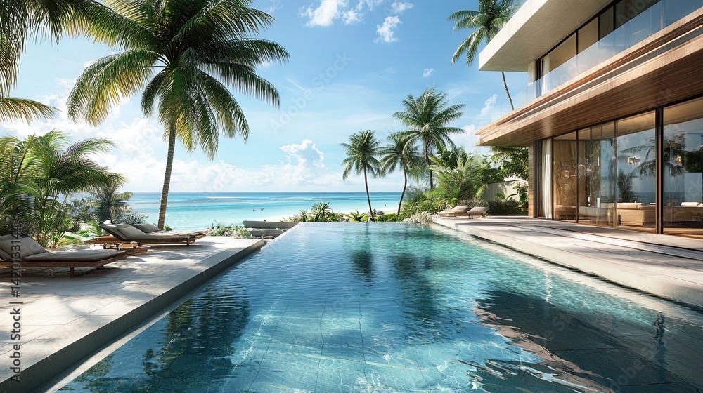 custom made wallpaper toronto digitalLuxury Villa with Infinity Pool and Ocean View