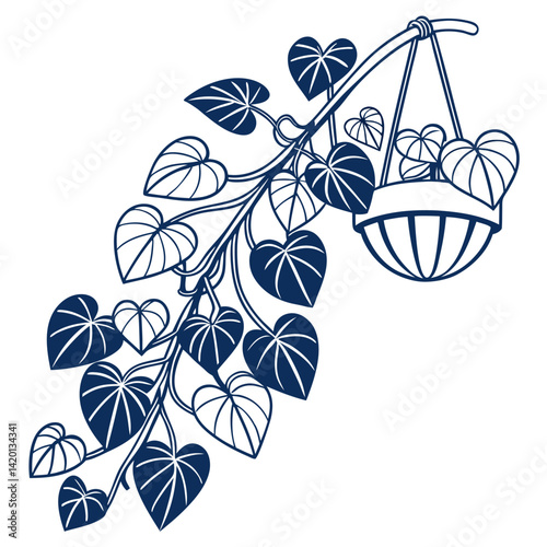  Elegant Hoya Kerrii Houseplant Vector Design