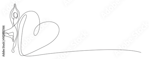 Wallpaper Mural Yoga Woman One Line Drawn Icon Sport Fitness Class Logo Symbol Isolated On White Background. Yoga Tree Pose Outline Woman Body Symbol for Fitness Center Advertising Flyer, Card, Invitation	
 Torontodigital.ca