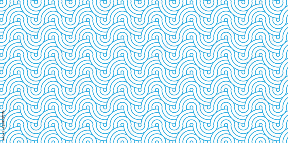 Overlapping Pattern Minimal diamond geometric waves spiral transparent and abstract circle wave line. blue seamless tile stripe geometric create retro square line backdrop pattern background.
Overlapping Pattern Minimal diamond geometric waves spiral transparent and abstract circle wave line. blue seamless tile stripe geometric create retro square line backdrop pattern background.