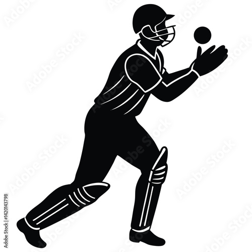Wicket Celebration by Energetic Cricketer