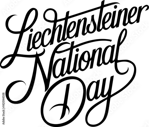 Liechtenstein National Day Calligraphy