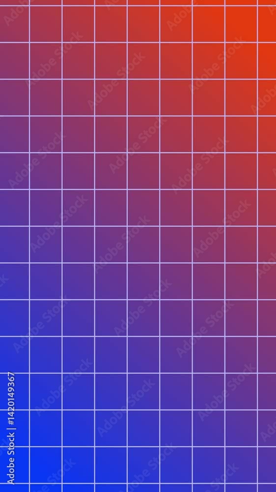 grid pattern blue orange gradient background verical seamless loop animation grid pattern blue orange gradient background verical seamless loop animation