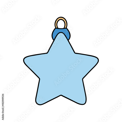star icon on blue background