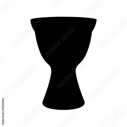 Black djembe drum percussion instrument african music traditional rhythm culture sound musical art