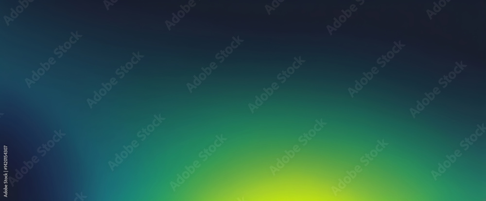 Fototapeta premium Vibrant Green and Blue Gradient Abstract Background with Smooth Texture and Modern Design