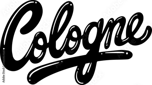 Cologne City Handwritten Script Logo