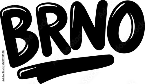 Brno City Bold Style Graphic.