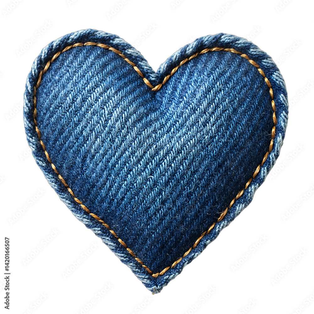 custom made wallpaper toronto digitalHeart-shaped denim patch. Perfect for Valentine's Day, DIY crafts, or clothing repair. Rustic charm with visible stitching. Isolated on transparent background.