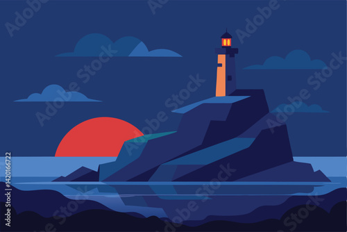 lighthouse on the beach
