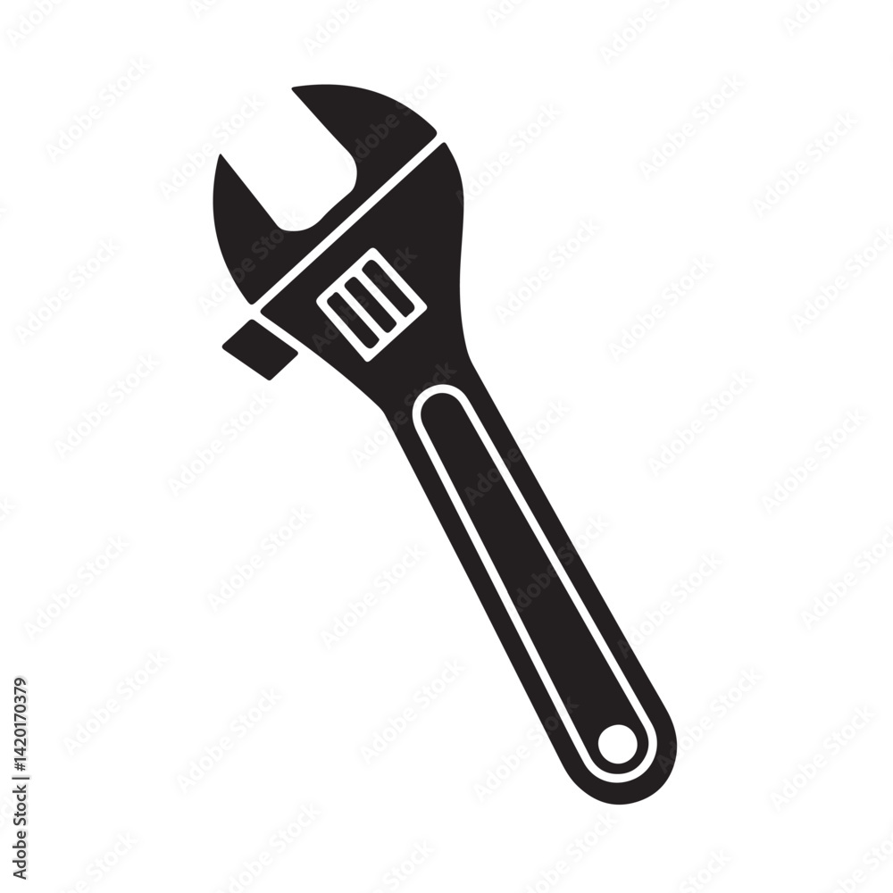 wrench and screwdriver vector. wrench and screwdriver vector.
