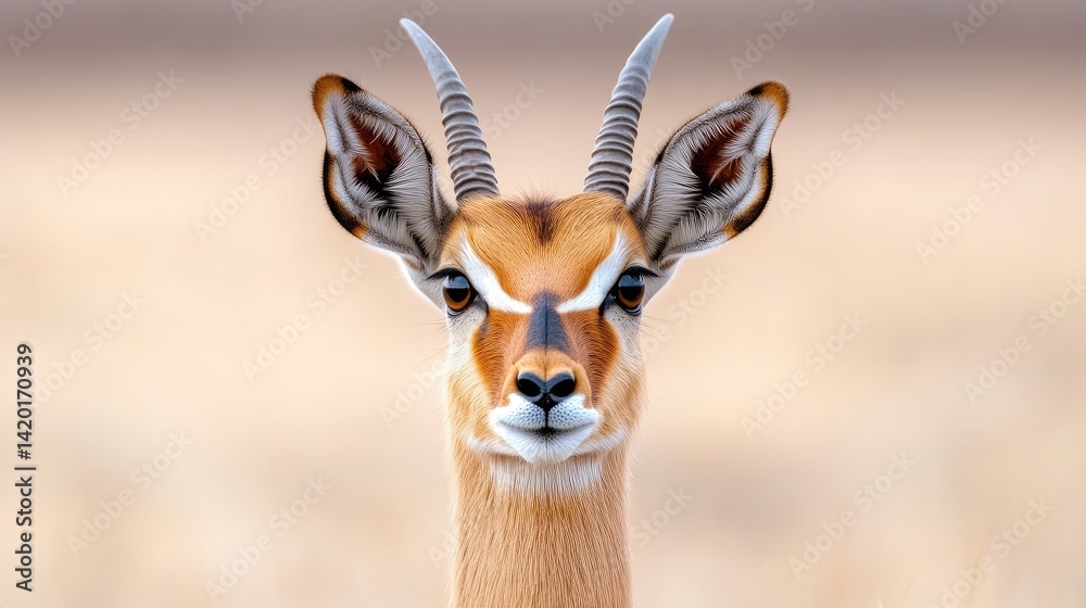 Fototapeta premium Close-up of a gazelle