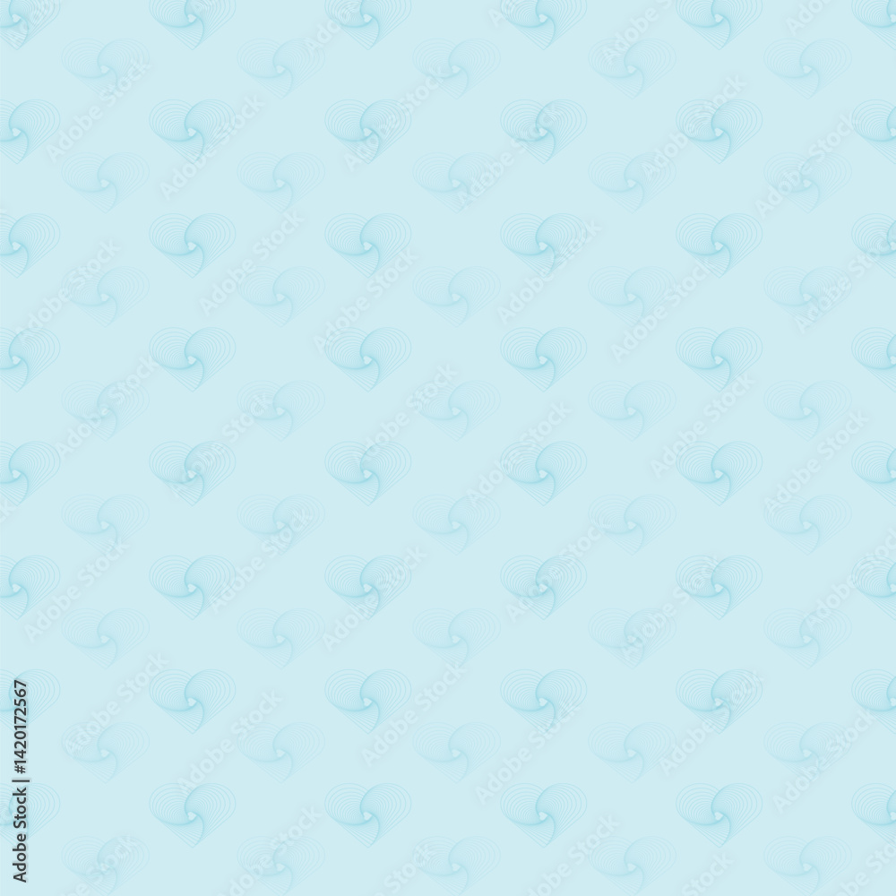 Geometric symmetrical pattern of hearts Geometric symmetrical pattern of hearts