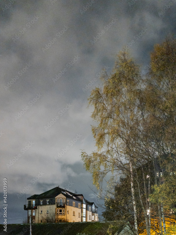house in the storm