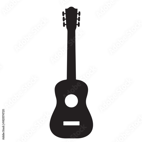  guitar  vector isolated on white