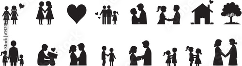 Family, Community & Relationships Icons