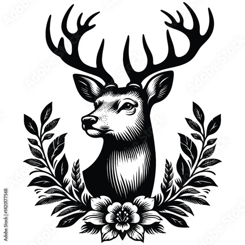 deer head silhouette