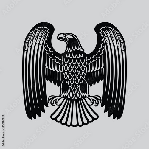 Iconic Eagle Illustration