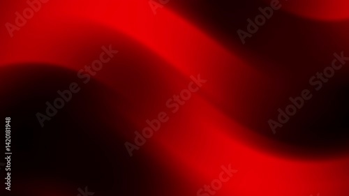 A smooth, abstract design featuring swirling red and black gradients.