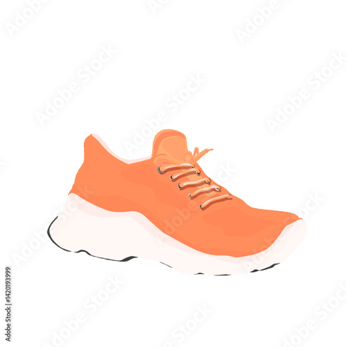 sport shoes vector illustration isolated without background