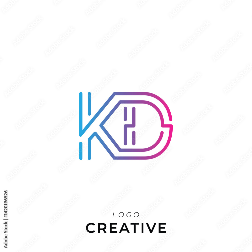 KD Creative Premium Vector latter logo design. Creative Logo. Vector Illustration logo. letters Logo. Creative Logo. Minimal feminine monogram and logo. Elegant leaves. Modern design KD Creative Premium Vector latter logo design. Creative Logo. Vector Illustration logo. letters Logo. Creative Logo. Minimal feminine monogram and logo. Elegant leaves. Modern design