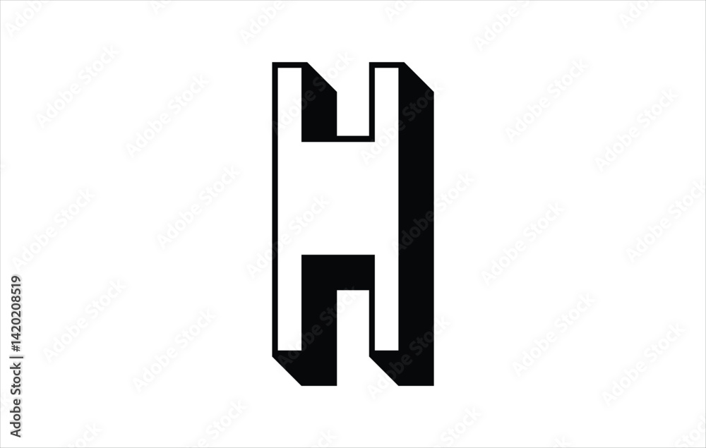 Elegant Letter H logo Vector Template Initial Letter H Logo Design Vector Template. Creative And Modern H logo Elegant Letter H logo Vector Template Initial Letter H Logo Design Vector Template. Creative And Modern H logo
