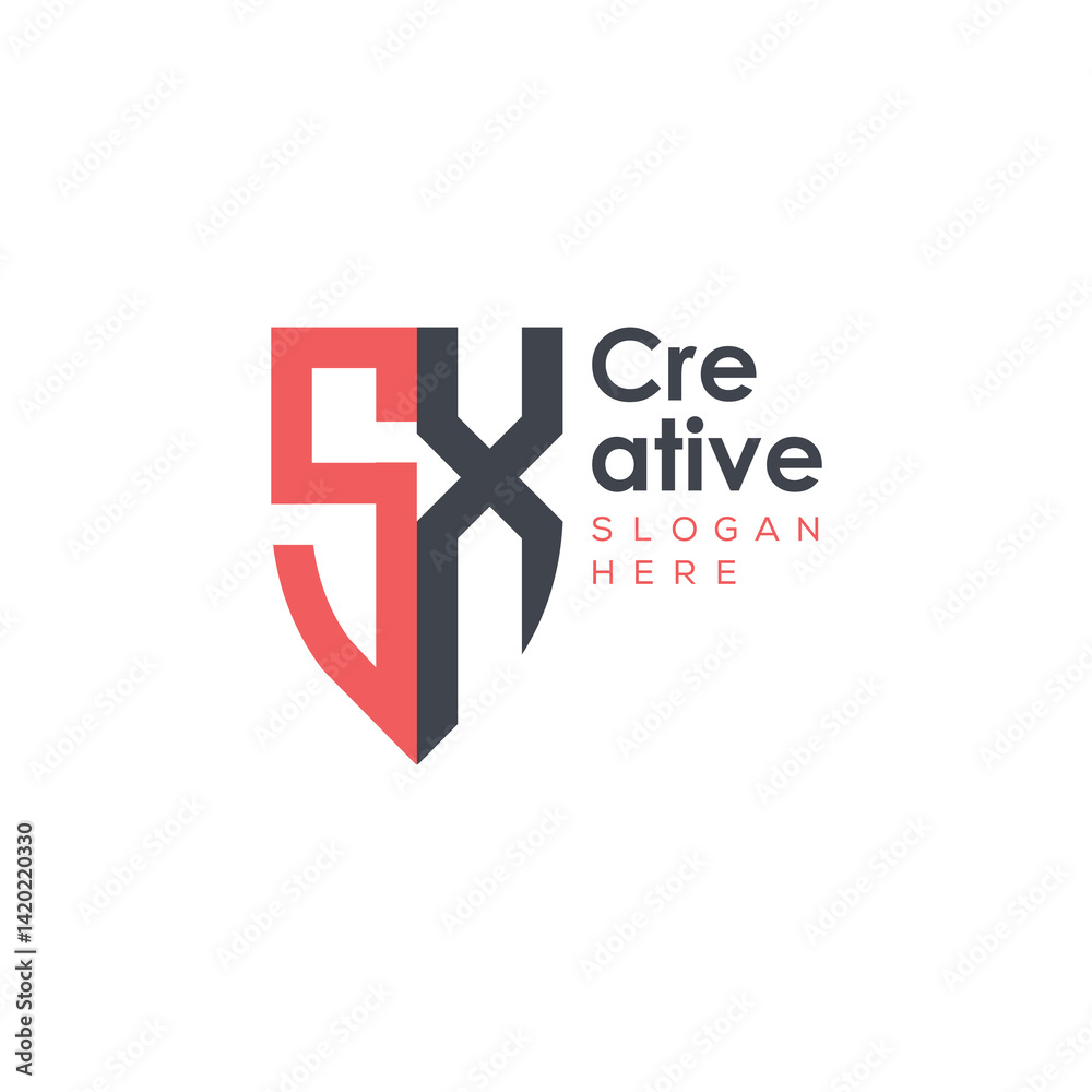 Obraz premium initial monogram letter logo with creative design.