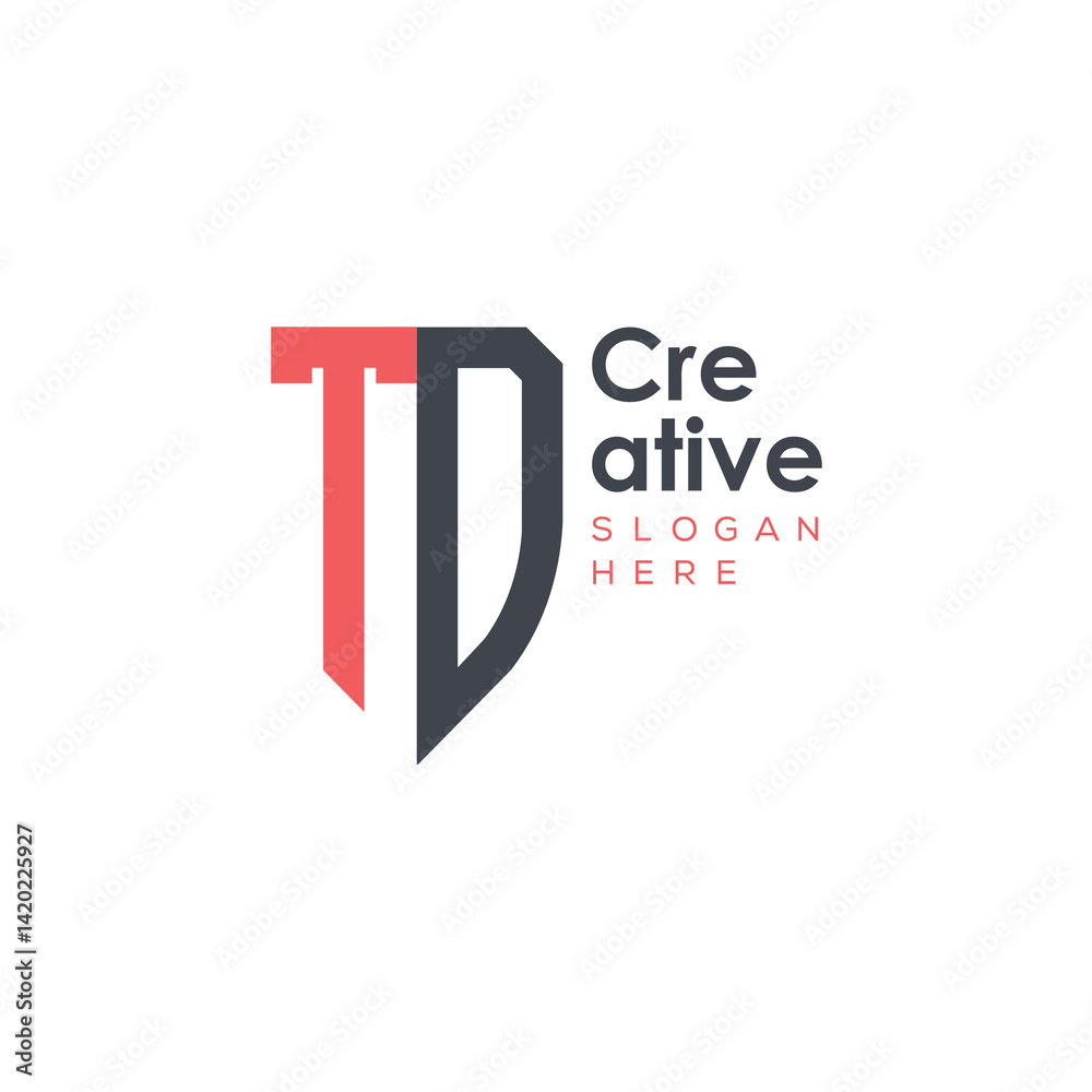 initial monogram letter logo with creative design. initial monogram letter logo with creative design.