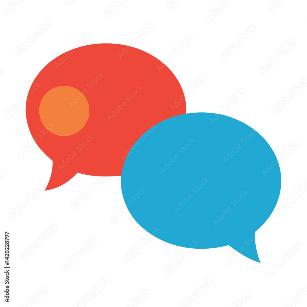 Chat Bubble Single Group White Background Chat Bubble Single Group White Background