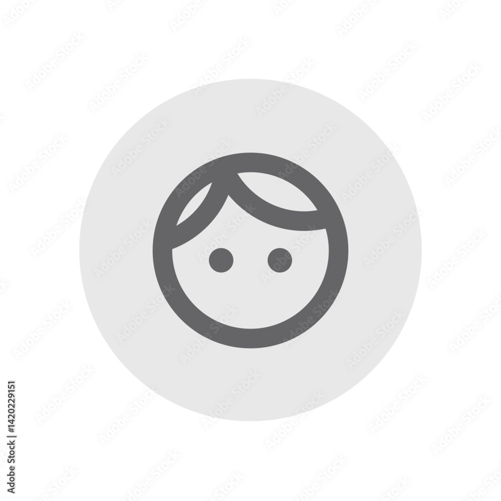 Fototapeta premium Face Icon