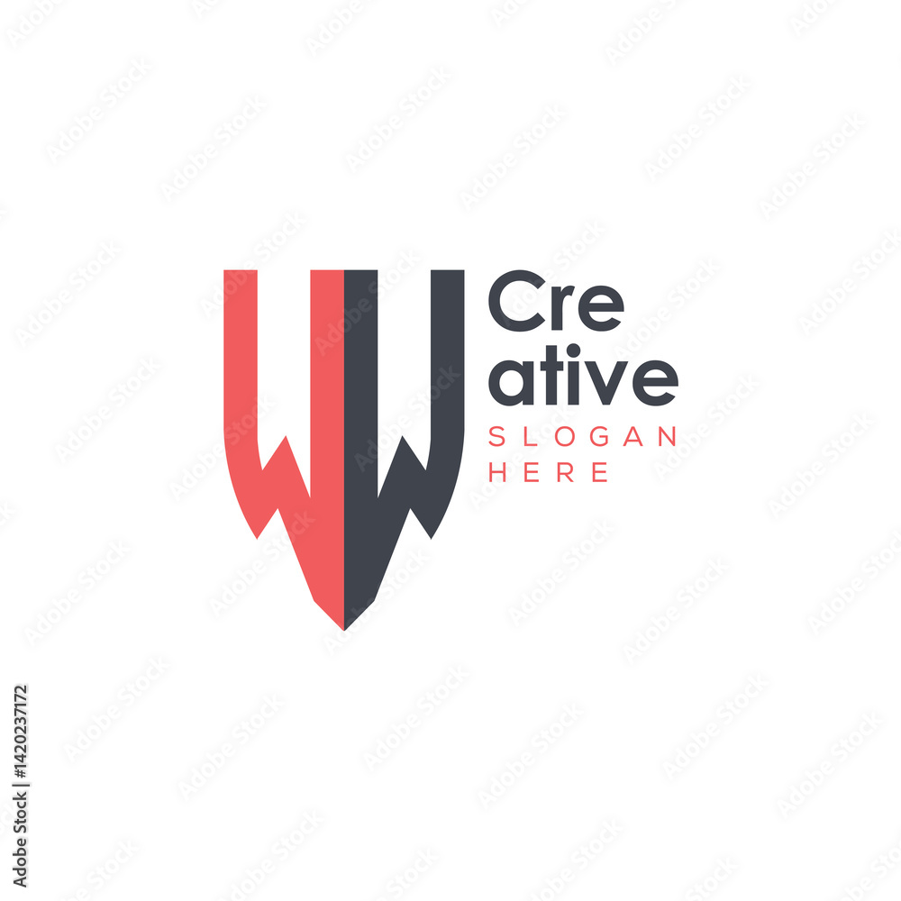 initial monogram letter logo with creative design. initial monogram letter logo with creative design.