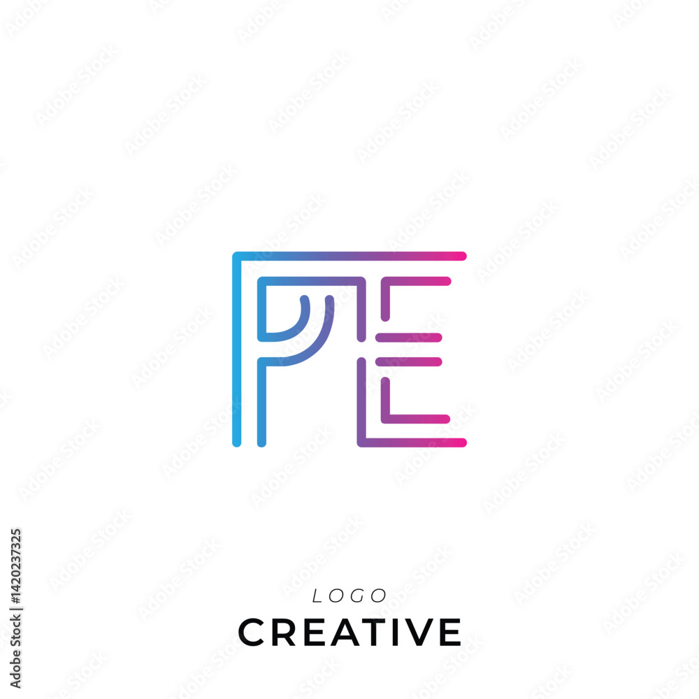 PE Creative Premium Vector latter logo design. Creative Logo. Vector Illustration logo. letters Logo. Creative Logo. Minimal feminine monogram and logo. Elegant leaves. Modern design PE Creative Premium Vector latter logo design. Creative Logo. Vector Illustration logo. letters Logo. Creative Logo. Minimal feminine monogram and logo. Elegant leaves. Modern design