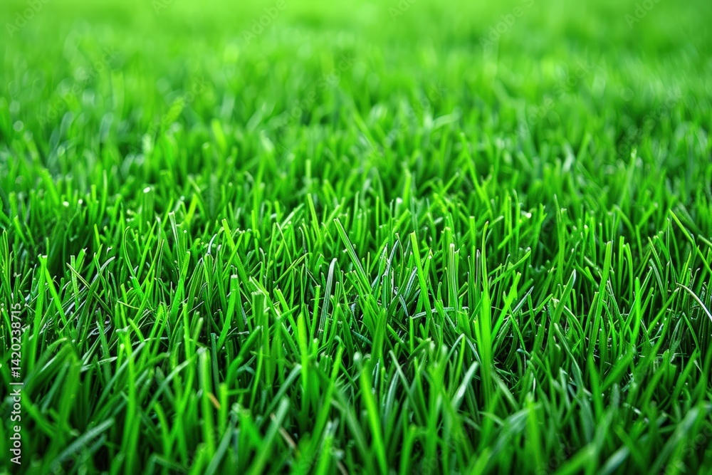 Vibrant green grass field in nature close-up view lush environment for outdoor activities Vibrant green grass field in nature close-up view lush environment for outdoor activities